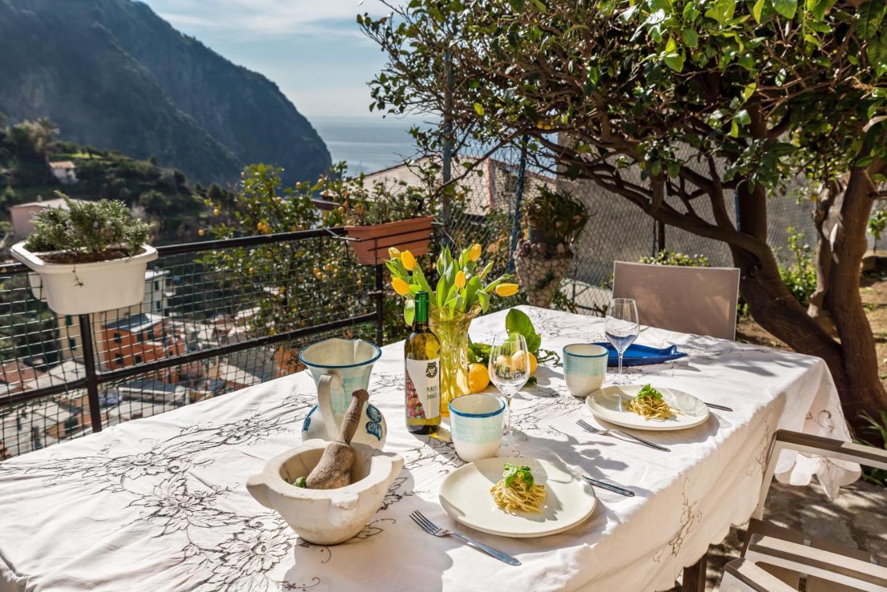 リオマッジョーレVillino Caterina House: Big Terrace Seaviewアパートメント エクステリア 写真
